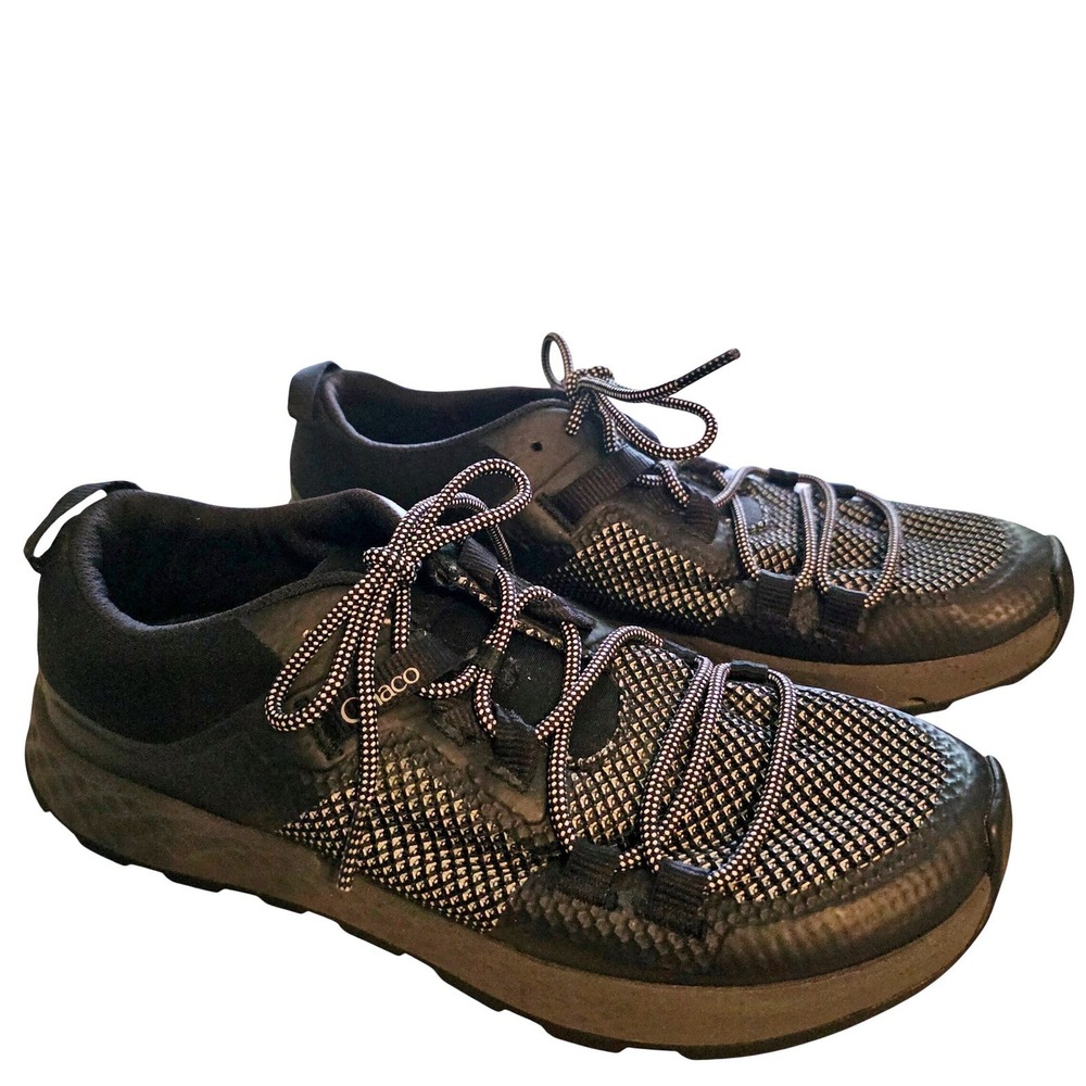 Chaco Womens Canyonland Sneakers Black Mesh Hiking Shoes 8 Outdoors Athletic